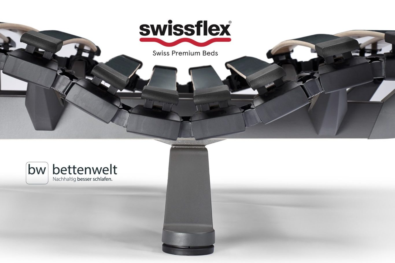 Schlafsysteme und Lattenroste von Swissflex die sich automatisch ergonomisch anpassen